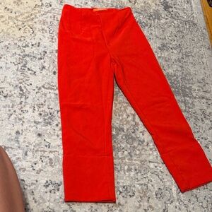 Vibrant Red Women's Pants